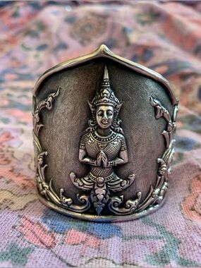 Siam Sterling Silver Cuff Bracelet